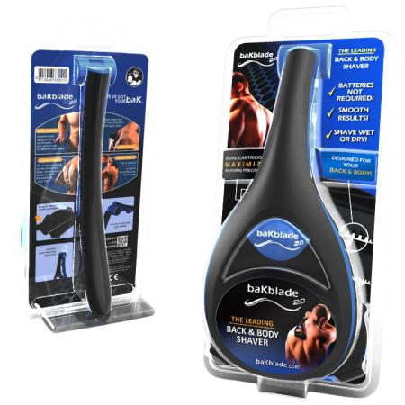 Master Grooming Duo – Beard Straightener & Back Hair Removal Razor Combo
