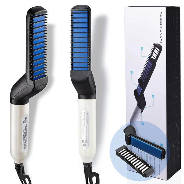 Tame the Wild with Our Beard Straightener - Smooth, Sharp Style in Minutes