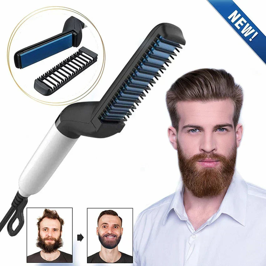How to Use a Beard Straightener for a Sleek, Tamed Look?