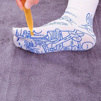SC™ Foot Reflexology Socks with Massage Stick