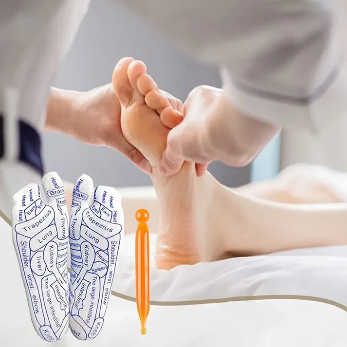 SC™ Foot Reflexology Socks with Massage Stick