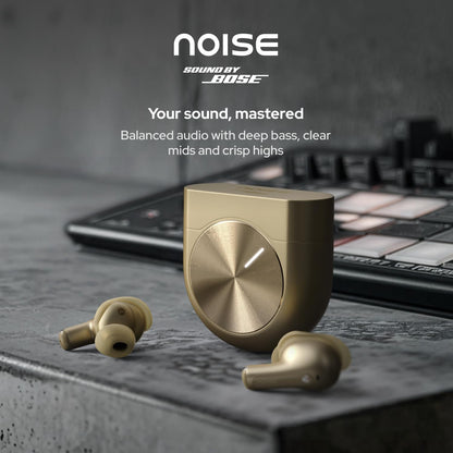 Noise Master Buds 2 with Sound by Bose Truly Wireless Earbuds (2026),51dB Adaptive ANC, Hi-Res LHDC Audio,360° Spatial Audio
