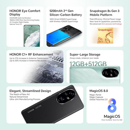 HONOR 200 Pro 5G (Black, 12GB+512GB)