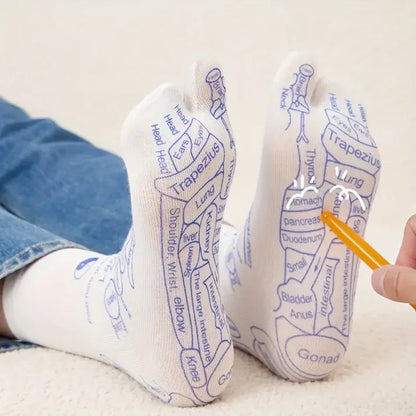SC™ Foot Reflexology Socks with Massage Stick