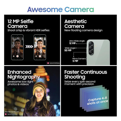 Samsung Galaxy A56 5G (Awesome Olive, 12GB, 256GB)