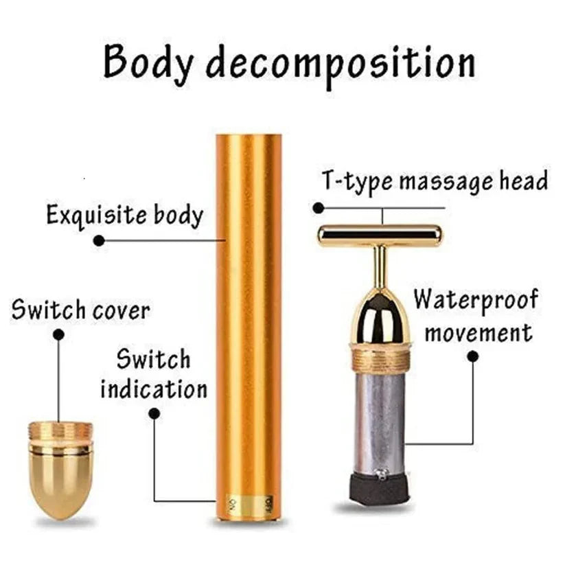 SC™ 24K Gold Electric Facial Massage Roller