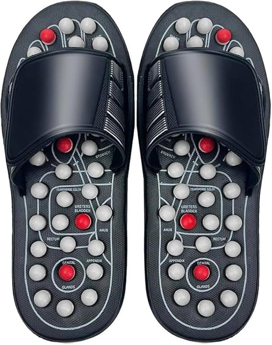 Acupressure Massage Sandals with Reflexology Nodes – Foot Pain Relief Slippers