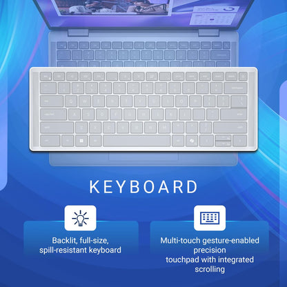 (Refurbished)Dell Inspiron 7441 Plus Laptop, Built-in AI Snapdragon X Plus X1P-64-100 10 Core, 16GB LPDDR5X + 512GB SSD