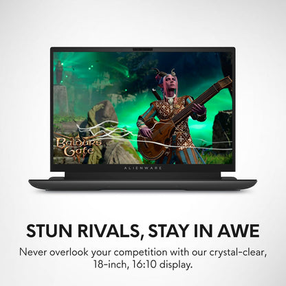 (Refurbished)Dell Alienware M18 R2 Gaming Laptop-18 QHD+ 165Hz 3ms Display, Intel Core 14900HX, 32GB DDR5 RAM, 1TB SSD, NVIDIA GeForce RTX 4080 12 GB GDDR6