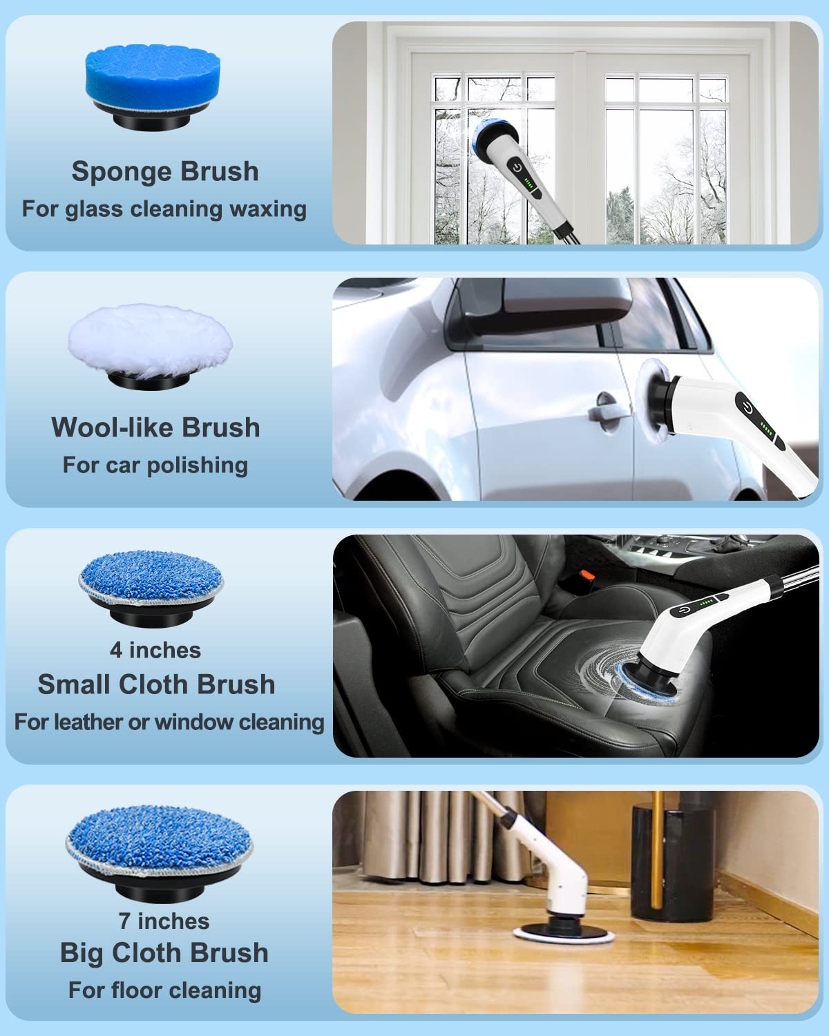 SC™ Spin Scrub Electric Cleaning Machine