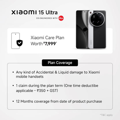 Xiaomi 15 Ultra (Silver Chrome, 16GB/512GB)| 200 MP Leica-Quad Camera | SD 8 Elite | WQHD+ Quad Curve AMOLED | Hyper AI