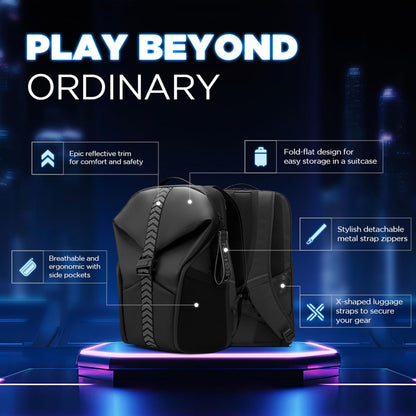 Lenovo Legion 9 Intel Core i9-13980HX 16" (40.64cm) 3.2K Mini LED 1200Nits 165Hz Gaming Laptop (32GB/2TB SSD/NVIDIA RTX 4090 16GB/Black/2.5Kg), 83AG0044IN +GB700 Backpack
