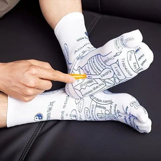 SC™ Foot Reflexology Socks with Massage Stick