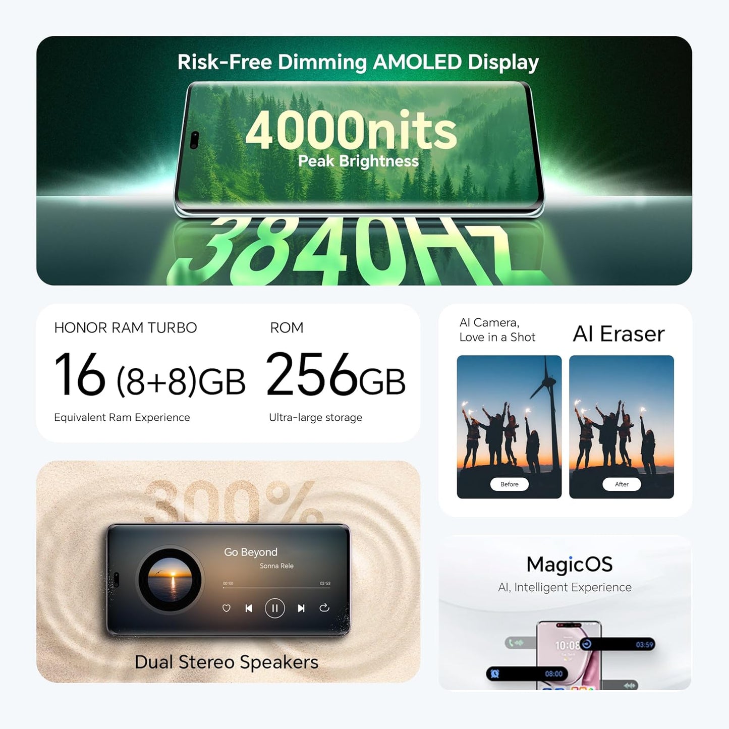 (Refurbished) HONOR X9c 5G Dual SIM (8GB RAM, 256GB Storage) | Ultra Durable | 108MP AI OIS Camera