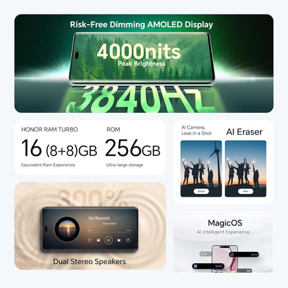 (Refurbished) HONOR X9c 5G Dual SIM (8GB RAM, 256GB Storage) | Ultra Durable | 108MP AI OIS Camera