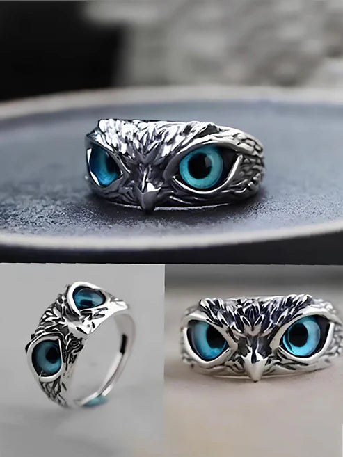 3D Owl Ring (Adjustable Size)