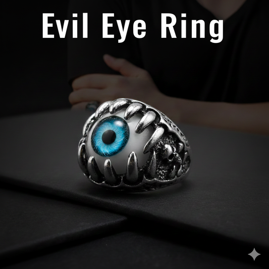 Evil Eye Protection Ring – Symbol of Luck and Positivity