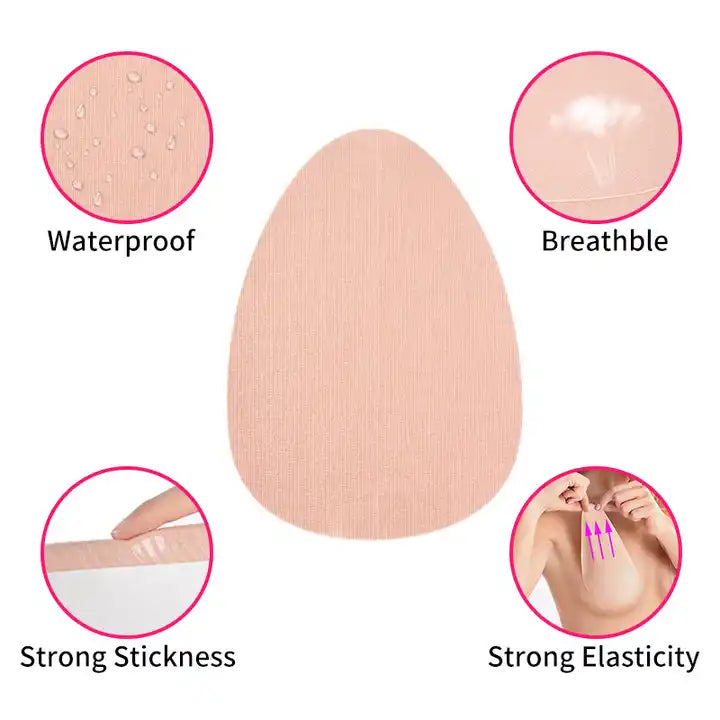 SC™ Waterproof Silicone Adhesive Nipple Cover Pull Up Bra