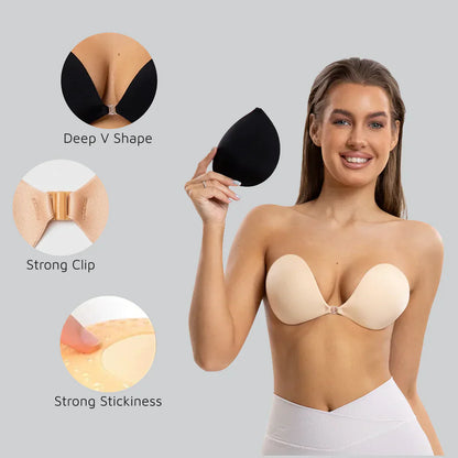 STICKY PUSH UP BRA ( BUY 1 GET 1 FREE)