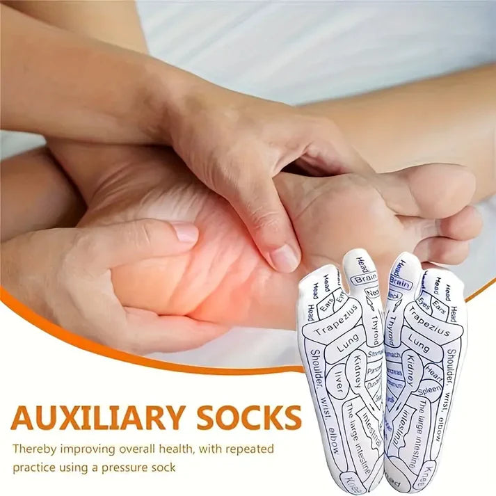 SC™ Foot Reflexology Socks with Massage Stick